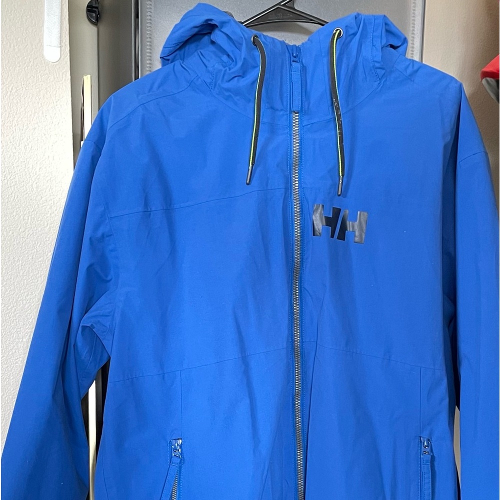 Helly Hansen Men's Blue Rigging Rain Jacket